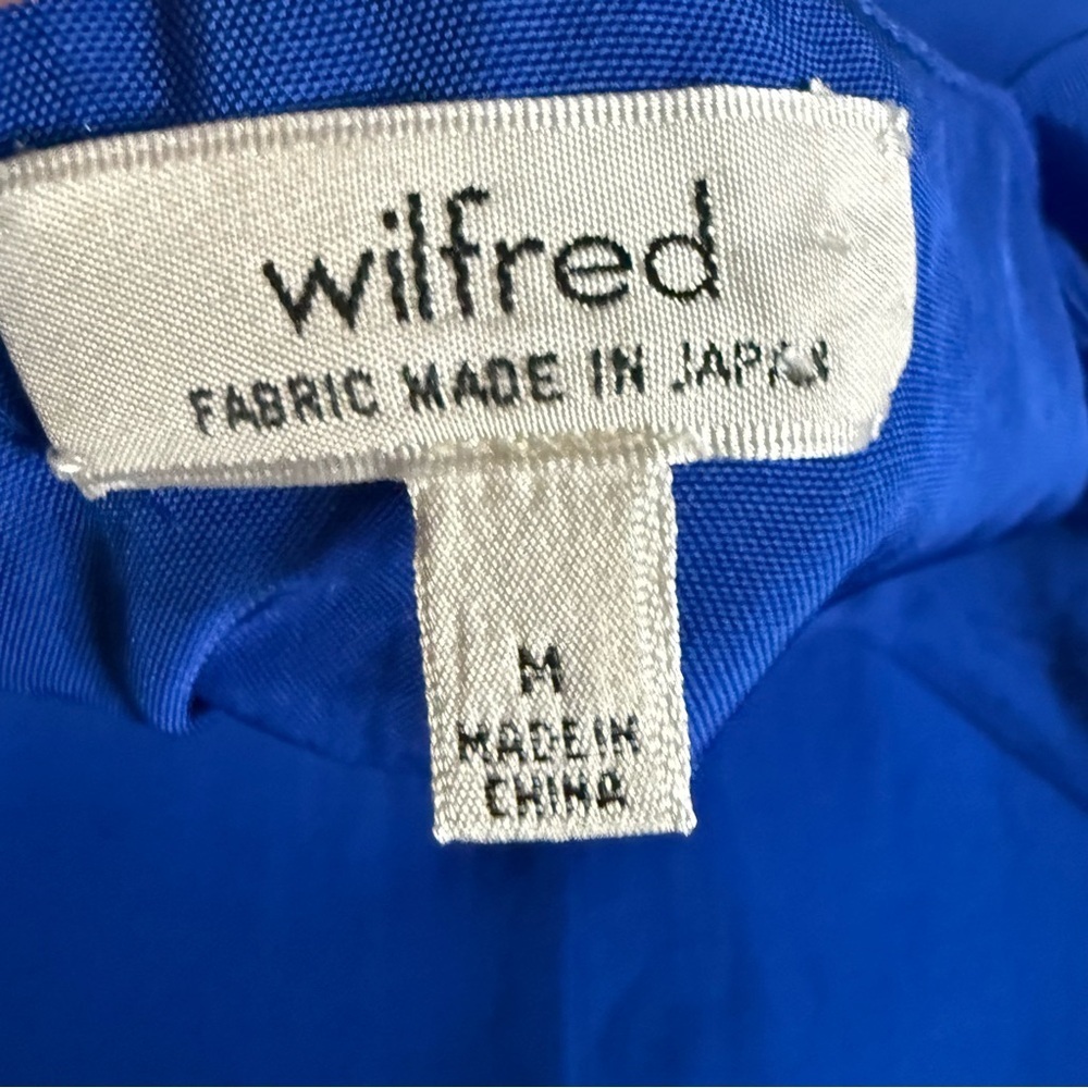 Wilfred Cobalt Blue V-Neck Midi Slip Dress - Picture 8 of 11